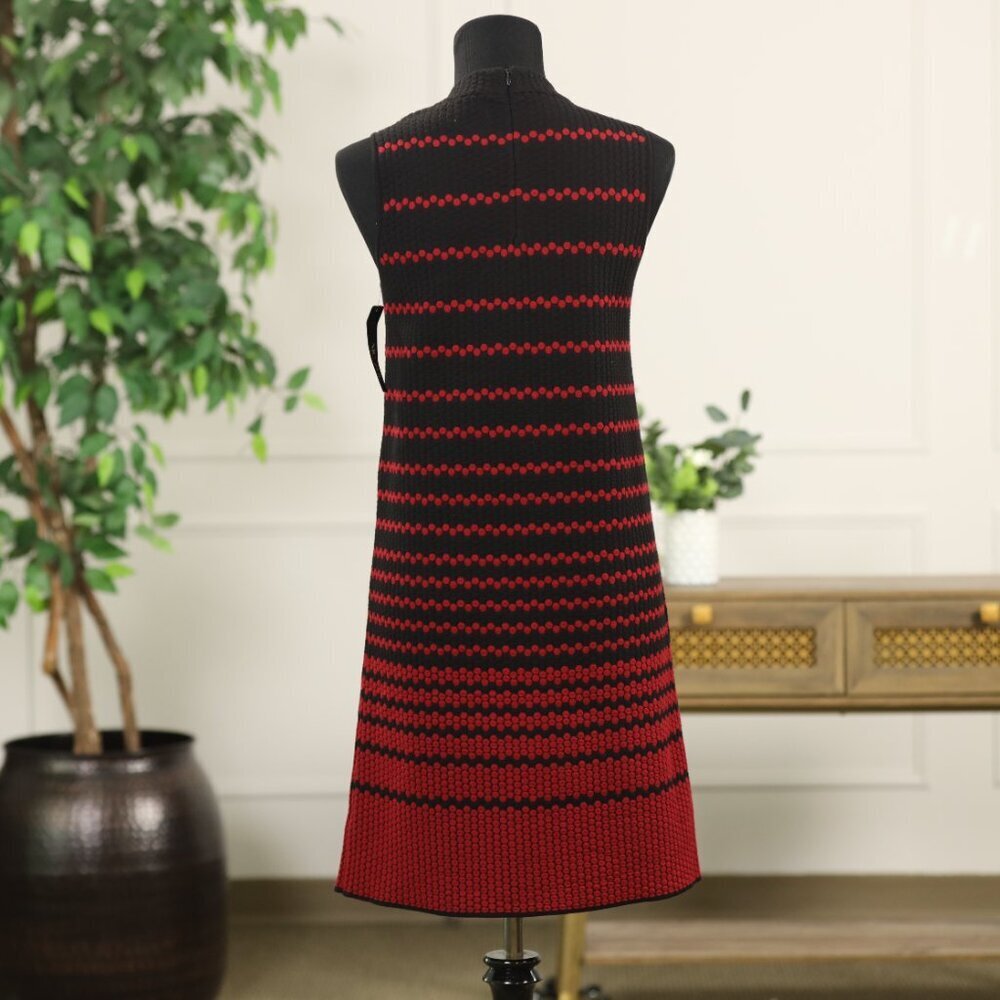 NEW NIC + ZOE Women’s Dress XS Black Red Sleeveless NWT - Picture 7 of 14